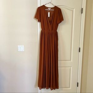 Baltic Born Size Medium Burnt Orange Dress